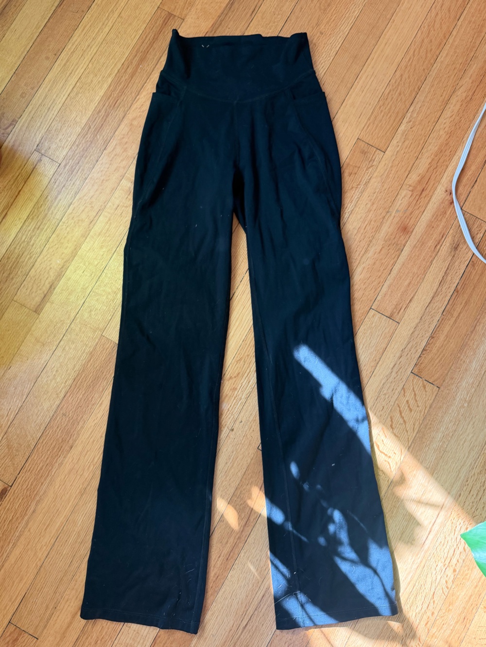 Jockey Black Boot-Cut Yoga Pants